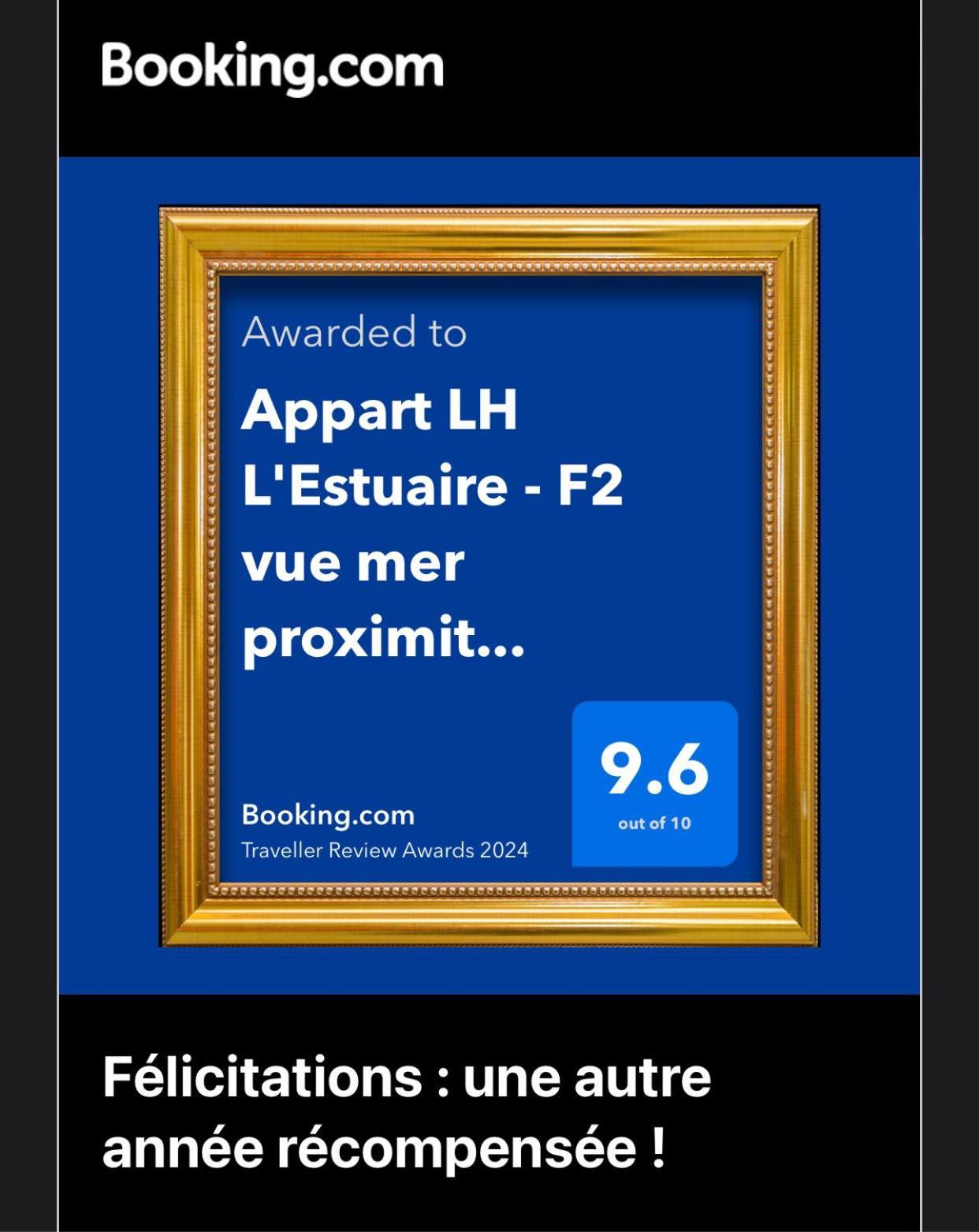 Appart Lh L'Estuaire - F2 Vue Mer Proximite Plage Hawr Zewnętrze zdjęcie